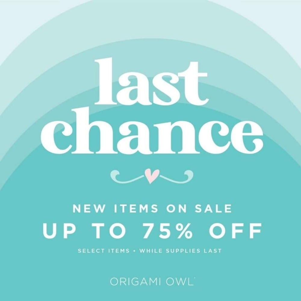 Sale origami owl jewelry